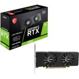 MSI RTX3050 LP E 6G OC - Videokaart - 6GB GDDR6 - HDMI DVI DP