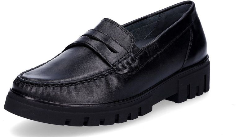 Waldläufer leren dames slipper Serena zwart 4