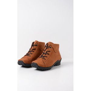 Wolky Hoge veterschoenen Teton cognac nubuck