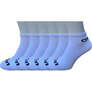 Classinn Low inn sneaker enkelsokken katoen 12 paar wit Maat 39-42 met logo