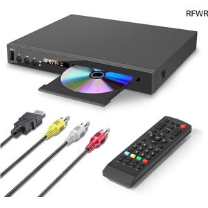 RFWR® HD 1080P Blu-ray en DVD-speler met USB Ondersteuning – Multi-regio en Hoogwaardige Audio