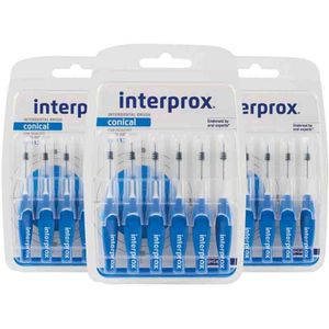 Interprox Premium Conical Ragers - 3,5 tot 6 mm - 3 x 6 stuks