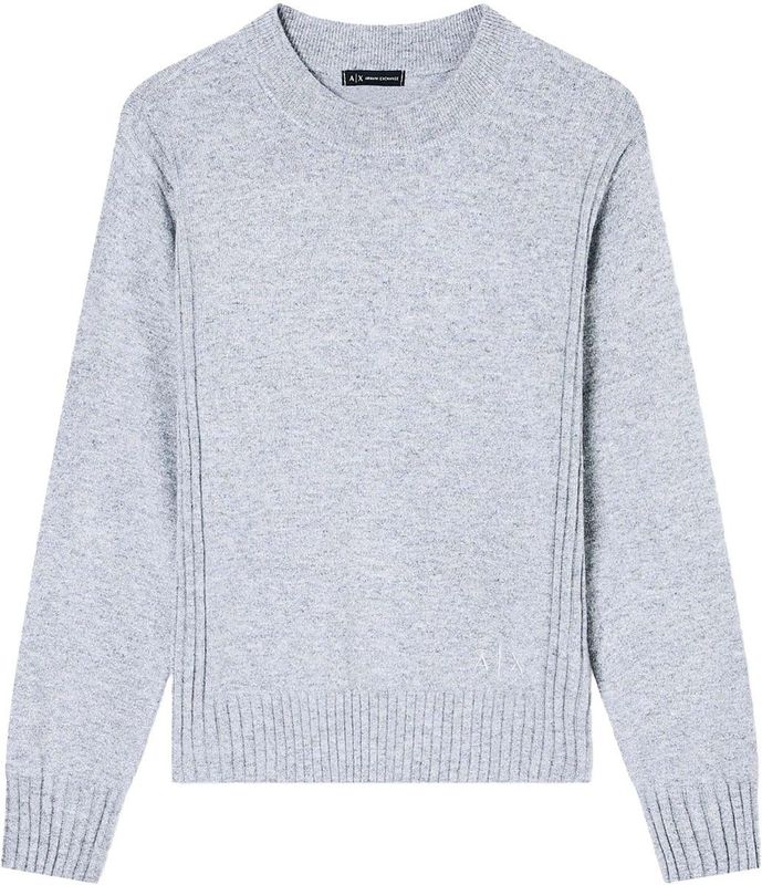 Armani Exchange - Disco Dust - Pullover - Grijs - Rondgebreid - Dames