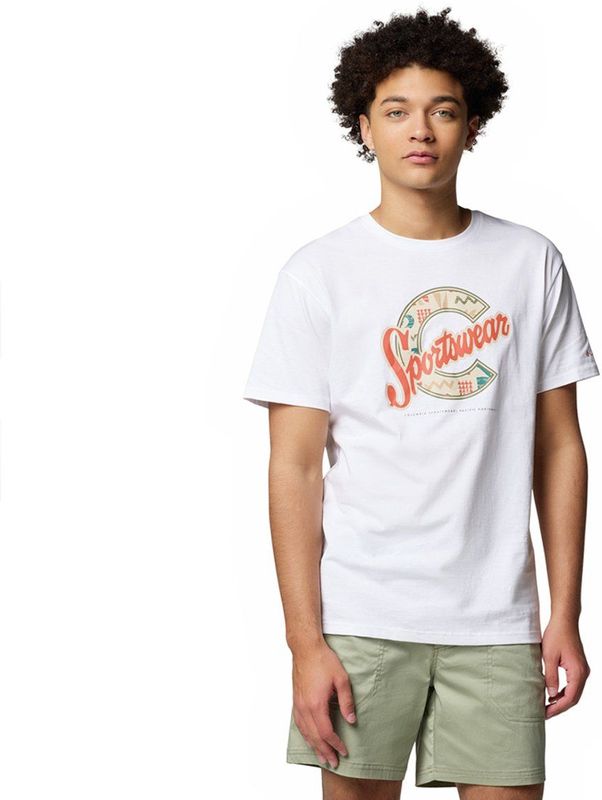 Columbia - Rapid Ridge Graphic - T-shirt - Wit