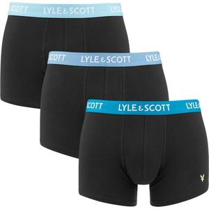 Lyle & Scott 3P boxers barclay combi zwart 548 - XXL