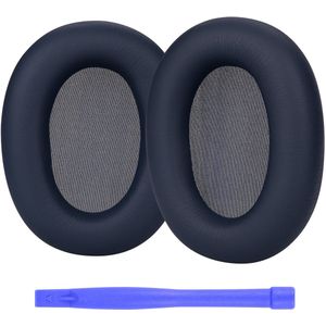 Vervangende Oorkussens voor Sony WH-1000XM6 Noise Cancelling Hoofdtelefoon van MMOBIEL - Memory Foam en Protein PU Koptelefoon Oorkussens - Noise Isolation Earpads – Blauw