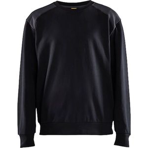 Blaklader Sweatshirt bi-colour 3580-1158 - Zwart/Medium grijs - L