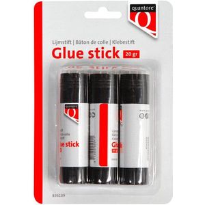 Lijmstift quantore 3x20gr | Blister a 3 stuk | 12 stuks