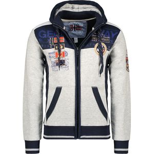 Grijs Vest Met Capuchon En Rits Geographical Norway Geday - S