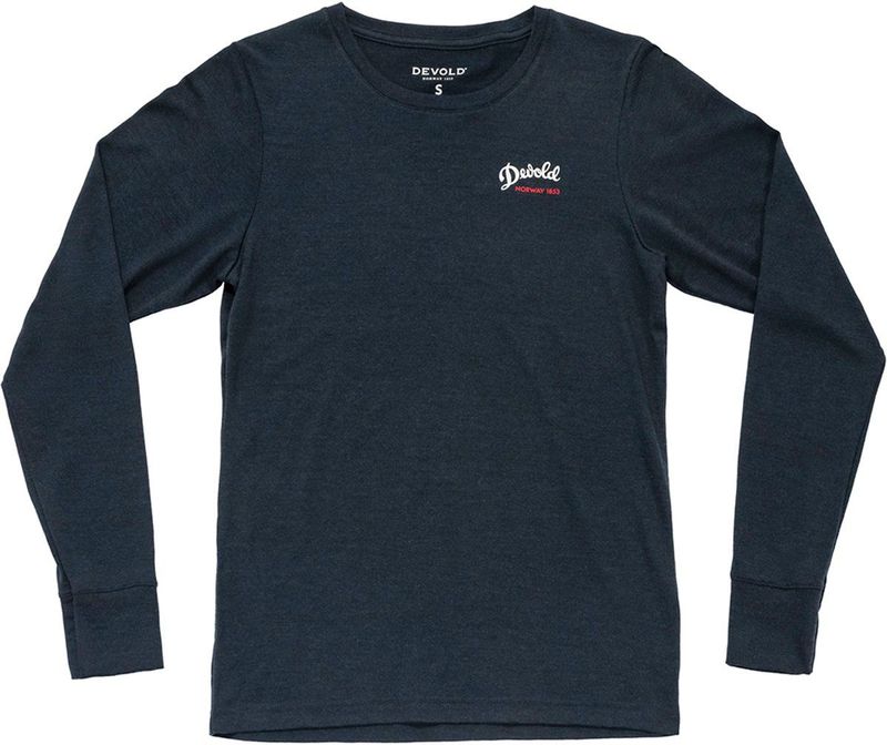Devold - Classic - T-shirt - Blauw - Lange Mouwen