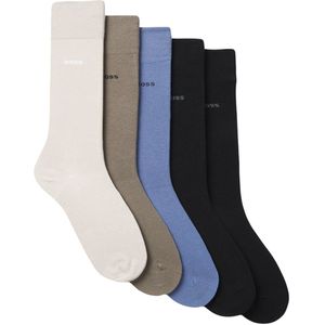 Hugo Boss heren BOSS 5P sokken uni multi IV