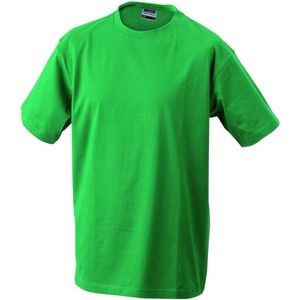 James and Nicholson Unisex Zware Ronde Tee (Iers Groen)