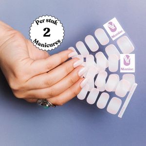 Maniac Nails Gellak Stickers – Babyboom – 28 stickers voor 2 manicures – 14+ dagen zonder chippen – Uitharden met UV-lamp – Babyboom Gel Nagelstickers – Gel Nail Wraps