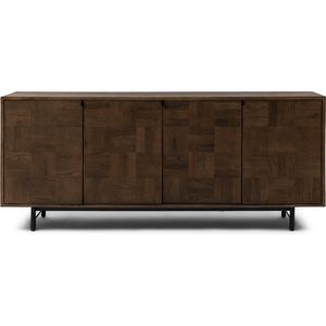 Riviera Maison Dressoir - Mac Arthur Park Dresser - Bruin - Gerecycled Eikenhout