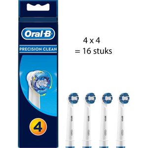 4 x Oral-B Precision Clean - Opzetborstels - 4 x 4 = 16 stuks