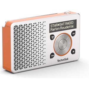 Draagbare DAB+ radio met accu - RF, FM, luidspreker, hoofdtelefoonaansluiting, 20 favorieten, OLED-display, 1 watt RMS