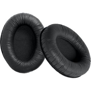 Somstyle Oorkussens Geschikt Voor Sennheiser HD 206, HD 201, HD 201S, HD 200 & HD180 Koptelefoon - Zacht Schuim - Kunstleer - Zwart