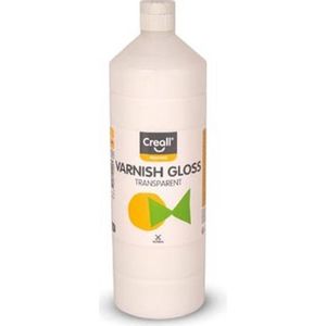 Vernis creall glans 1000ml | Fles a 1000 milliliter