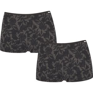 2-pack Avet Dames boxershort 38012 microfiber Zwart geprint - maat L