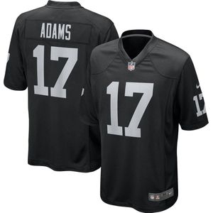 Nike Las Vegas Raiders Home Game Jersey - Maat XL - Adams 17 - Zwart - NFL - American Football Shirt - Football Jersey Heren