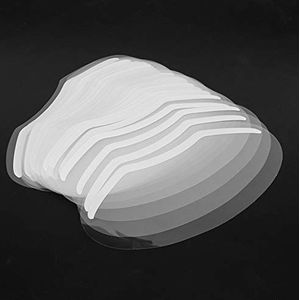 50 Pieces Hairdresser Transparent Face Shield Professional Eye Protection Hair Cover Face Mask for Hairdressers Clear Hair Spray Shield Transparent Visor for Haircut