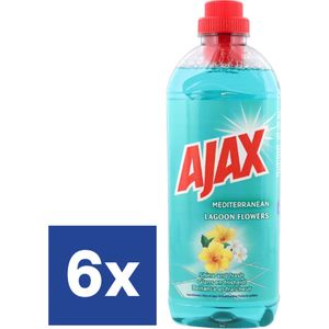 Ajax Mediterrean Lagoon Allesreiniger - 6 x 1 l