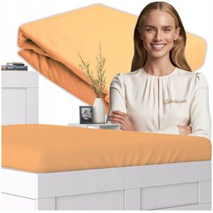 Jersey Hoeslaken met Elastiek 80x160cm Katoen - Dik & Zacht
