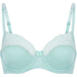 Hunkemöller Dames Lingerie Niet-voorgevormde beugel bh Sophie - Blauw - maat C75