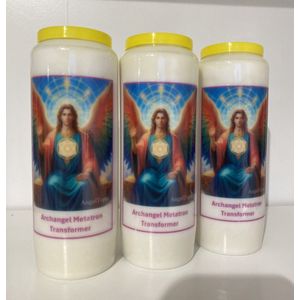 Noveenkaars - Aartsengel Metatron - set van 3