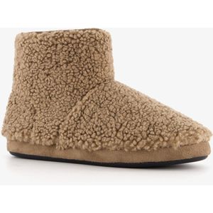 Thu!s teddy heren pantoffels beige - Maat 45 - Sloffen