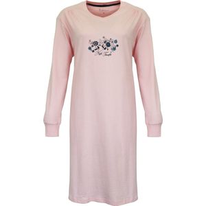 Tenderness Dames Nachthemd - 100% Katoen - Zacht Roze - Maat S