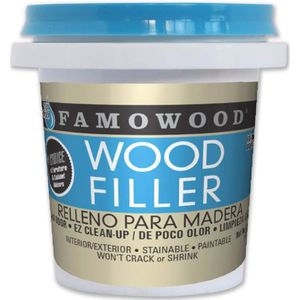 Latex Hout Vuller 1/4 Pint - Wit