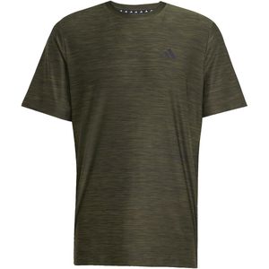 ADIDAS - tr-es stretch t - Training t-shirt korte mouw heren - Grijs