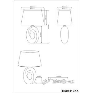 Luxe tafellamp – lamp - woonkamer – living room