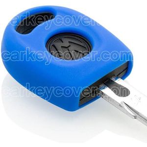 Autosleutel Hoesje geschikt voor Volkswagen / VW - SleutelCover - Silicone Autosleutel Cover - Sleutelhoesje Blauw