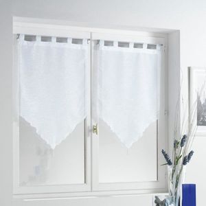 Vitrages - Transparant - Polyester - 140x250 cm