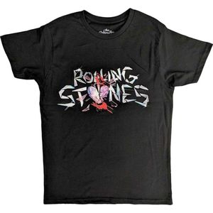 The Rolling Stones - Hackney Diamonds Glass Logo Heren T-shirt - L - Zwart