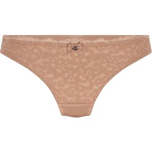 Hunkemöller - Dames Lingerie String - Marine - Bruin