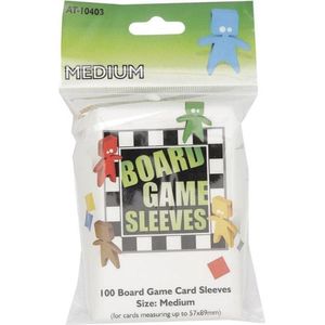 Medium Board Game Sleeves - 100 stuks (57x89mm) | Geschikt voor A Game Of Thrones, Munchkin, Ticket To Ride en meer