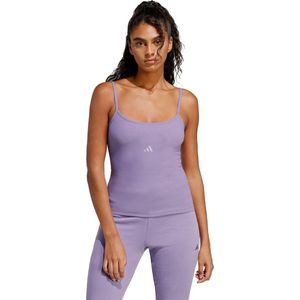 adidas Sportswear Seasonal Essentials Rib Top - Dames - Paars