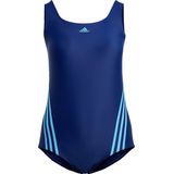adidas Sportswear 3-Stripes Swim Suit (Plus Size) - Dames - Blauw- 1X