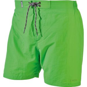 BECO zwemshorts unisex - binnenbroekje - elastische band - 1 zakje - neon groen - maat S
