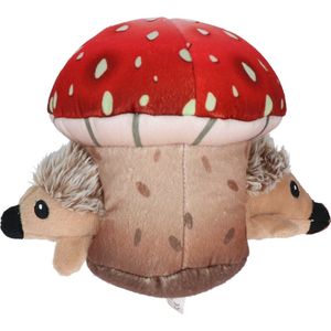 Double Wobble Mushroom Mates - hondenspeeltjes - hondespeelgoed - hondenknuffel - 25 x ø 16 cm
