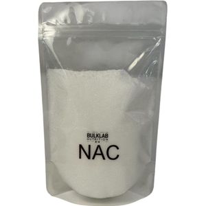 BulkLab Nutrition - NAC 100 % - N-Acetyl-Cysteine - 1000g - Vegan - Antioxidanten - Hoge Kwaliteit