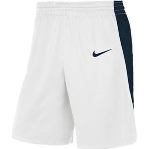 Nike team basketbal short heren wit navy NT0201101, maat L