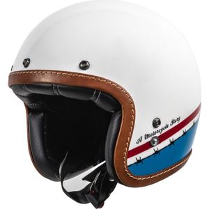 Helstons Evasion Helmet Carbon Fiber White Blue Red S - Maat S - Helm