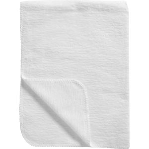 Meyco Baby Uni ledikant deken - geweven - white - 100x150cm - 1.0 TOG