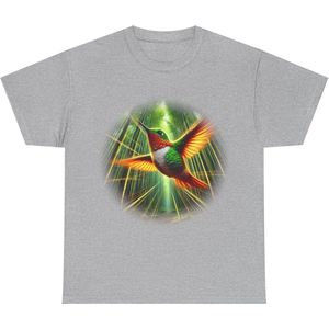Adapt-able - Zippy the Hummingbird - T-Shirt - Licht Grijs - M
