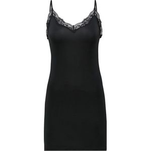 Hunkemöller Slip Shapewear Onderjurk met kant - zwart - Maat M