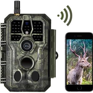 Equivera Wildcamera met Nachtzicht - Wildcamera - Wildcamera voor Buiten - Jachtcamera - Bewegingssensor - Nachtzicht